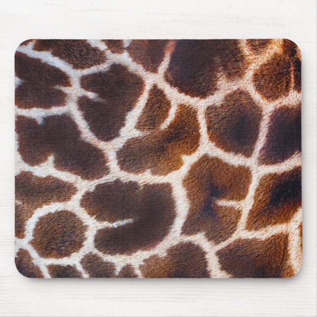 African Wildlife Giraffe Fur Photo Design Mouse Mat (Front)