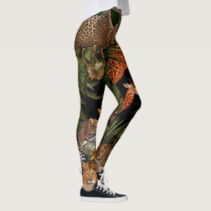 African wildlife Leggings