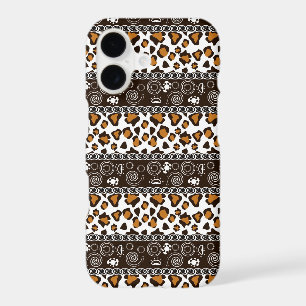African with cheetah skin pattern