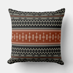 African Wolof Pattern Cushion