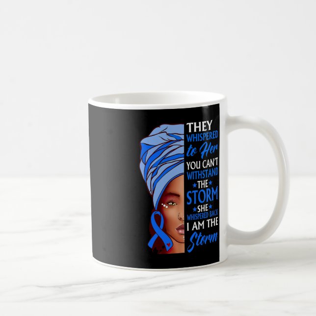 African Woman Afro I Am The Storm Hydrocephalus Aw Coffee Mug (Right)
