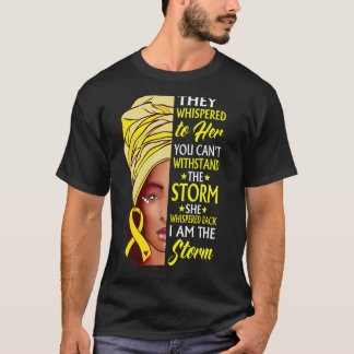 African Woman Afro I Am The Storm Spina Bifida Awa T-Shirt