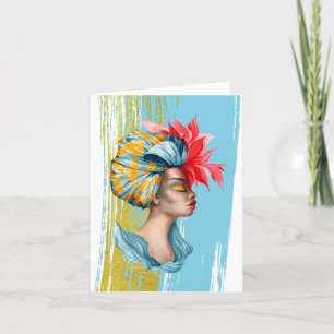 African Woman All Occasion Note card