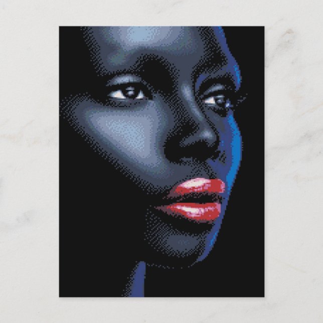 African Woman Art Postcard (Front)