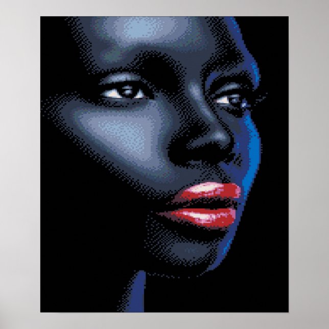 African Woman Art Poster (Front)