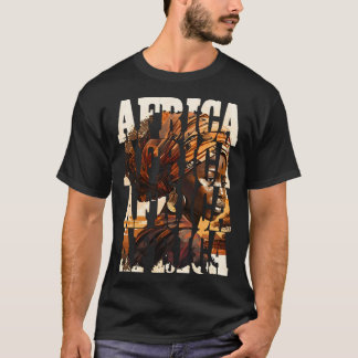 African woman Black History Month Africa T-Shirt