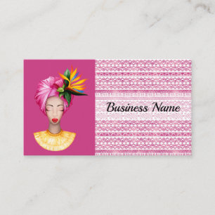 African Woman Business Card