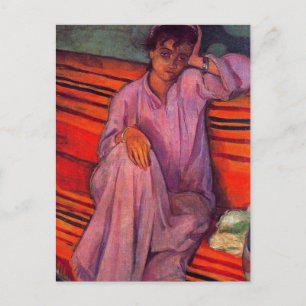 African Woman By Emile Bernard Postcard