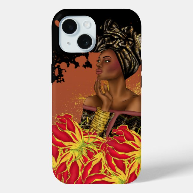 African Woman iPhone / iPad case (Back)