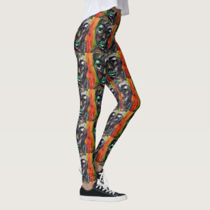 African Woman Leggings