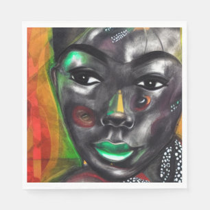 African Woman Napkin