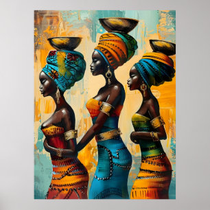 African Woman Poster