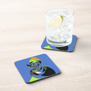 African Woman Vector Design Art Print Coaster