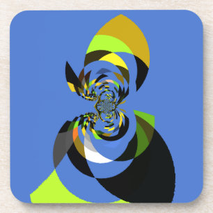 African Woman Vector Design Art Print Coaster