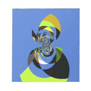 African Woman Vector Design Art Print Notepad