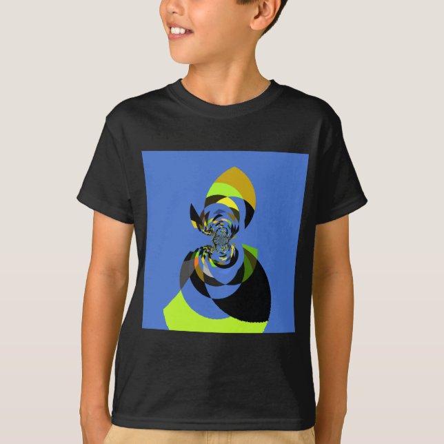 African Woman Vector Design Art Print T-Shirt (Front)