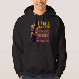 African Women I'm A Black Mum Mother's Day Son Dau Hoodie