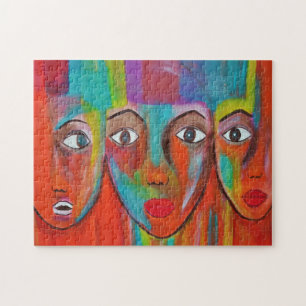 African Women Oil Painting Puzzle