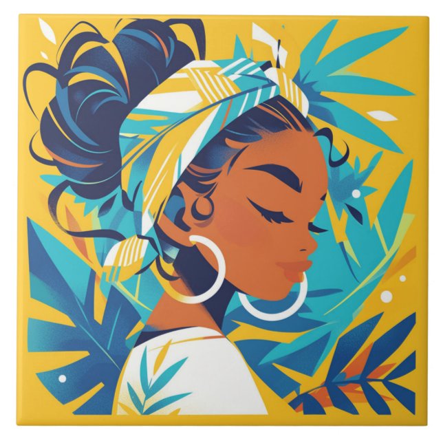 African Women Tile (Front)