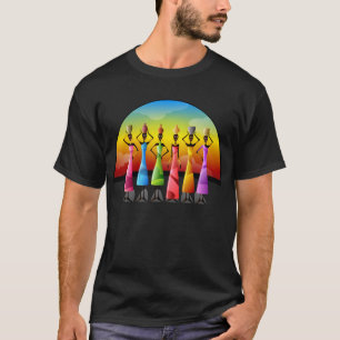 African Women with Pottery on their heads T-Shirt