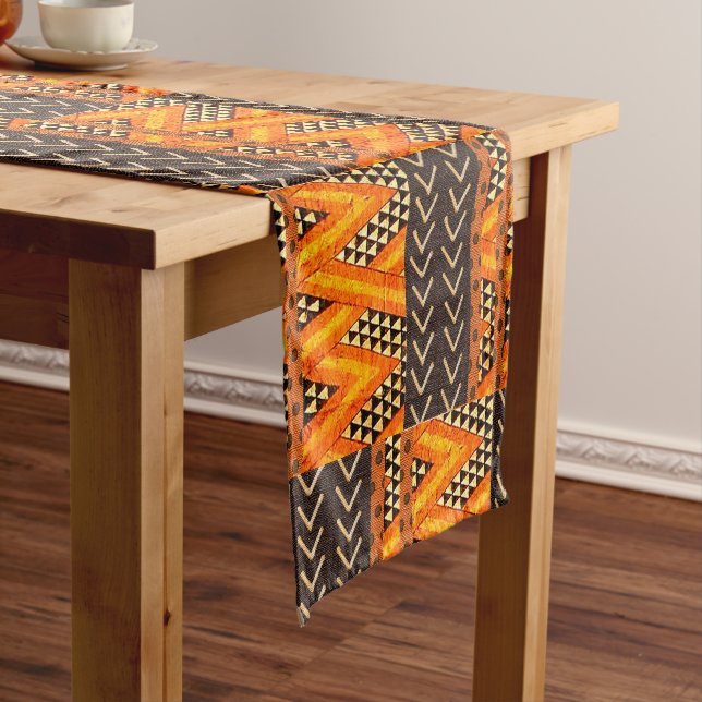 African Woven Masterpiece  Short Table Runner (In Situ)