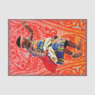 African Youth and Rhythm Tissue Paper