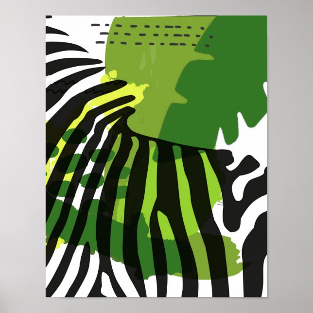 African Zebra Poster (Front)