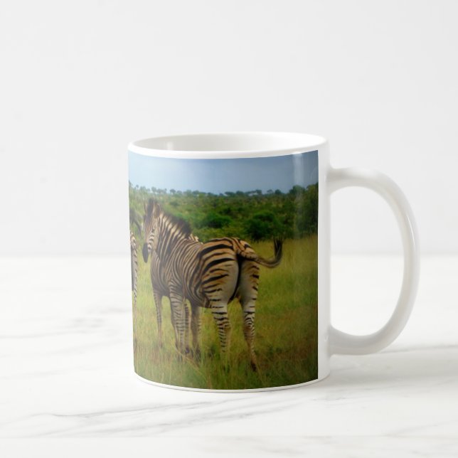 African Zebras in a Natural Setting Coffee Mug (Right)
