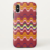 African Zigzag Chevron Weave Striped Pattern