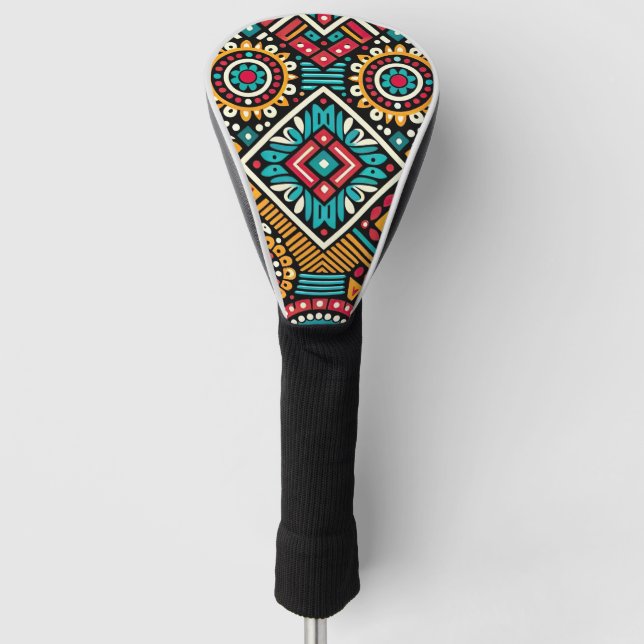 Africana Vibrance Essence Golf Head Cover (Front)