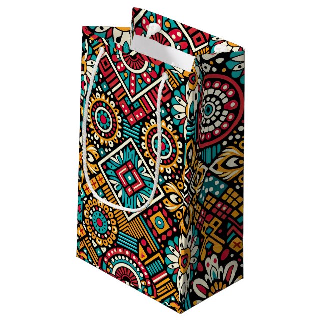 Africana Vibrance Essence Small Gift Bag (Back Angled)