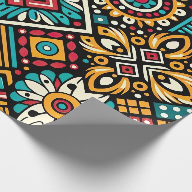 Africana Vibrance Essence Wrapping Paper (Corner)