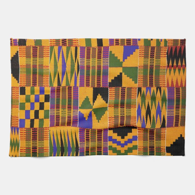 Africankoko Custom Kwanzaa Tea Towel (Horizontal)