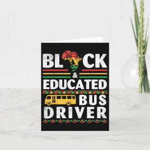 Africans Black History Month Black And Educated Bu Card