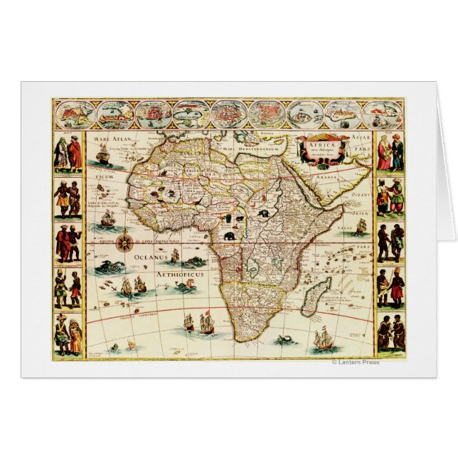 AfricaPanoramic MapAfrica 2 (Front Horizontal)