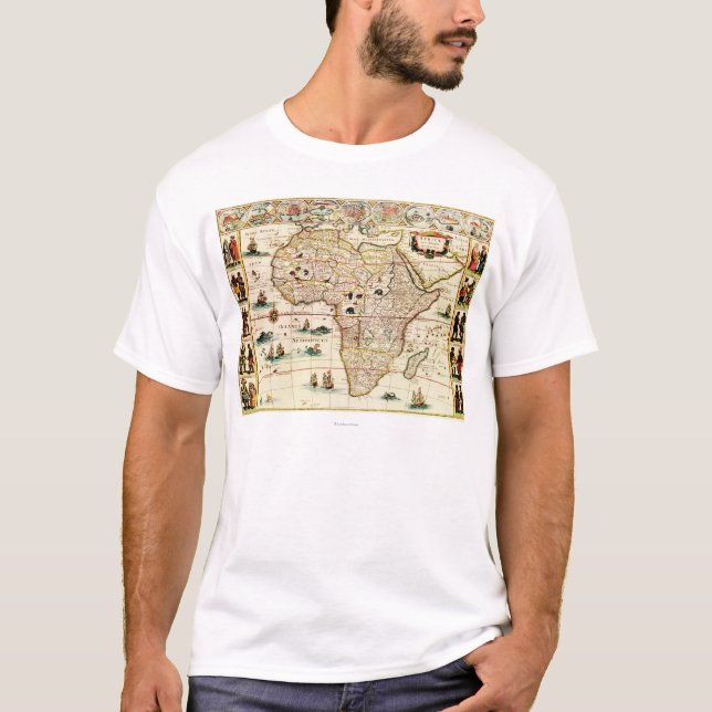 AfricaPanoramic MapAfrica 2 T-Shirt (Front)
