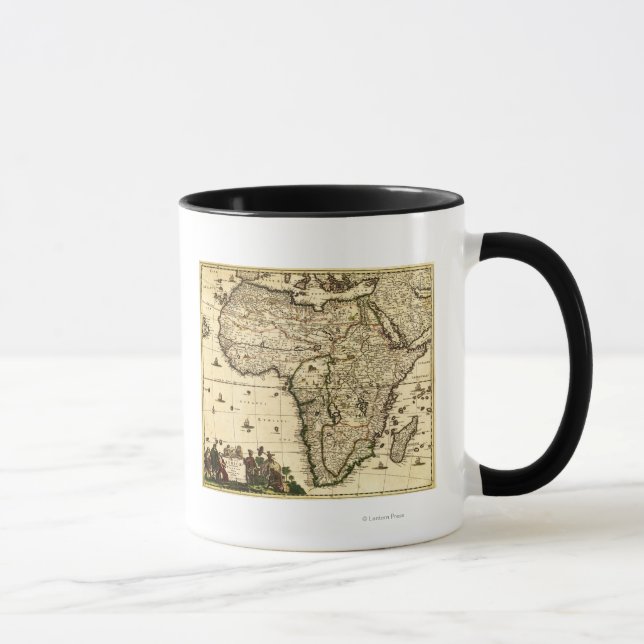 AfricaPanoramic MapAfrica Mug (Right)