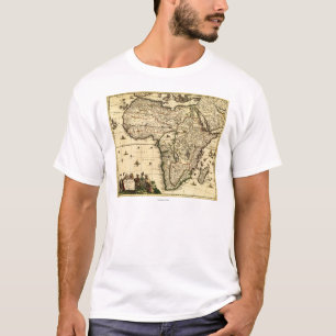 AfricaPanoramic MapAfrica T-Shirt