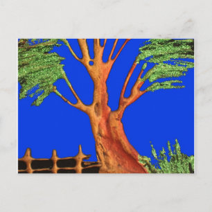 Africa's Acacia Beauty: Serengeti Serenity. Postcard