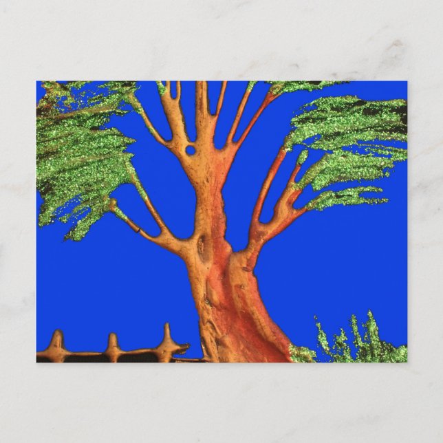 Africa's Acacia Beauty: Serengeti Serenity. Postcard (Front)