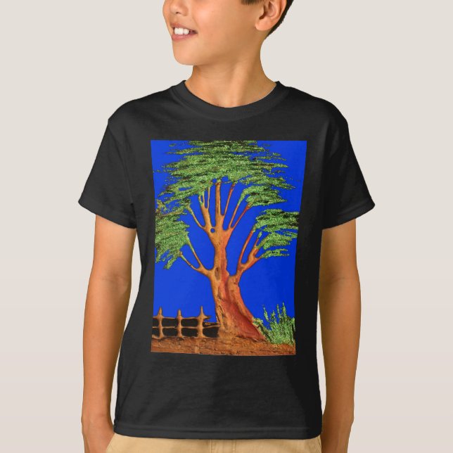 Africa's Acacia Beauty: Serengeti Serenity. T-Shirt (Front)