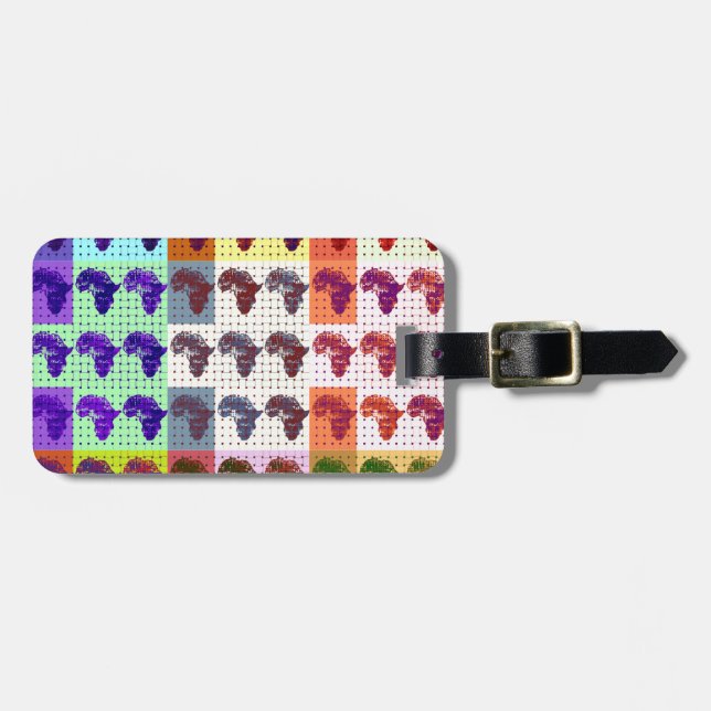 Africas Luggage Tag (Front Horizontal)