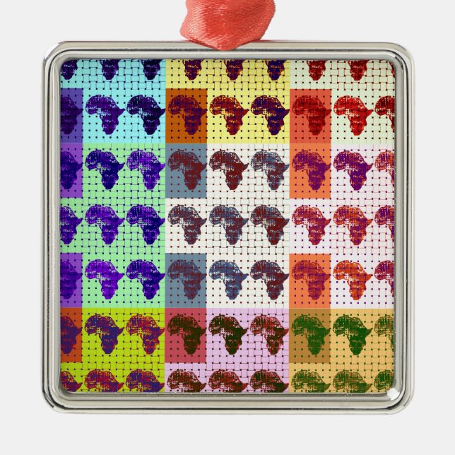 Africas Metal Tree Decoration (Front)