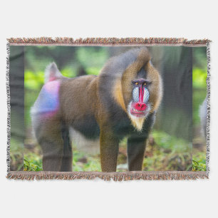 Africa's  Wildlife Throw Blanket