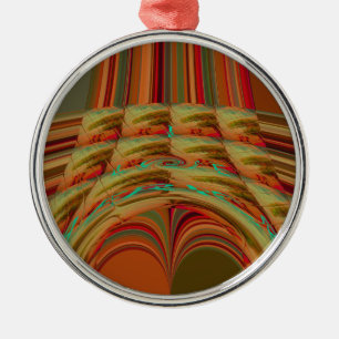 AfricaTradition Hakuna Matata Mountain Ethnic Moti Metal Tree Decoration