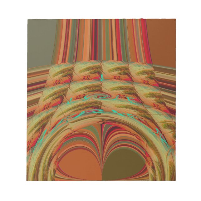 AfricaTradition Hakuna Matata Mountain Ethnic Moti Notepad (Front)