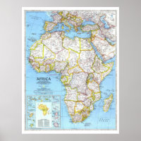 " Afrika: 1990/heute - Detaillierte Landkarte ... 