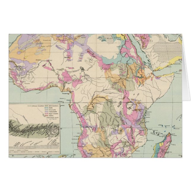 Afrika - Atlas Map of Africa (Front Horizontal)