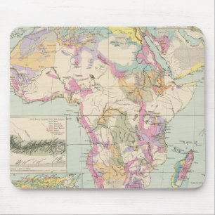 Afrika - Atlas Map of Africa Mouse Mat