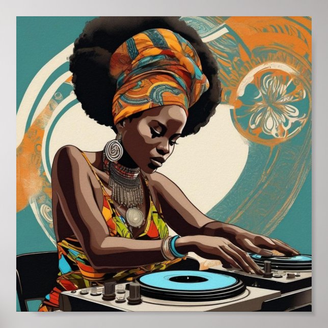 afrika bambaataa poster (Front)